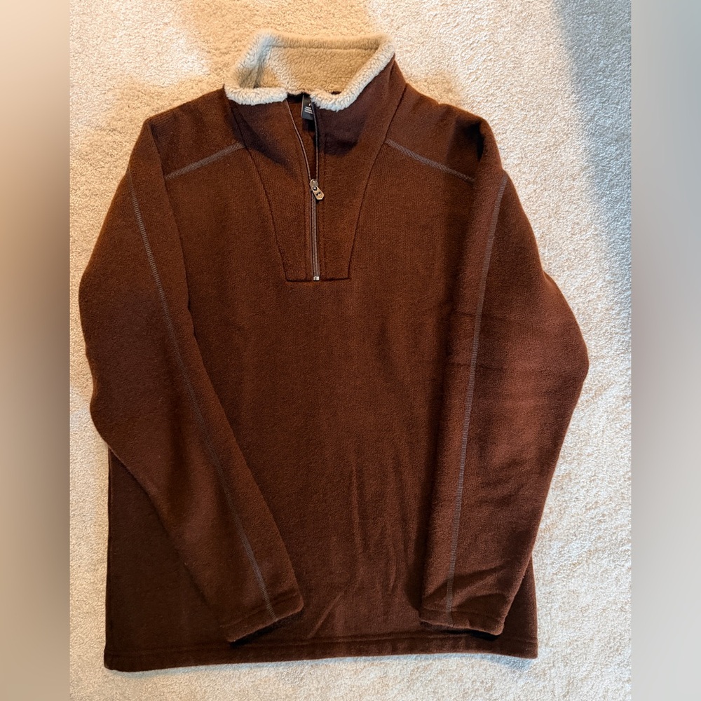 Kuhl Men's Chocolate Zip-Up Sweater